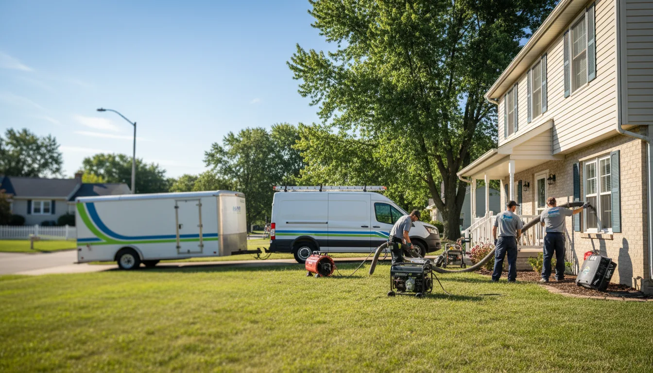 Flooded Basement Restoration And Cleanup With Repair in Malone, WI near me